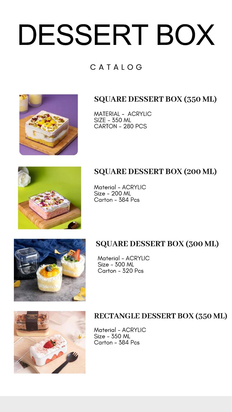 Bakery & Dessert catalog — page 1 preview