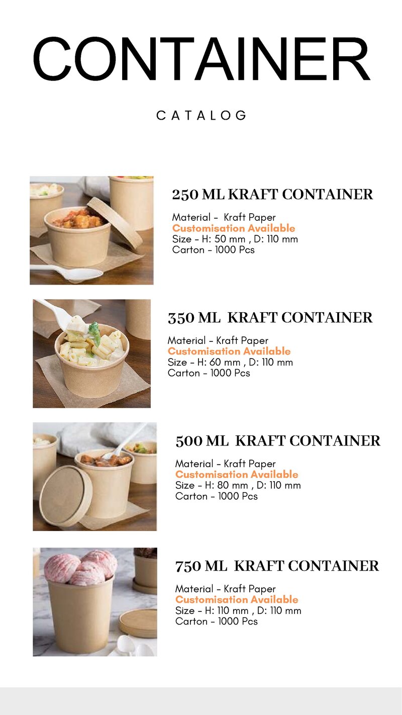 Food Packaging catalog — page 1 preview